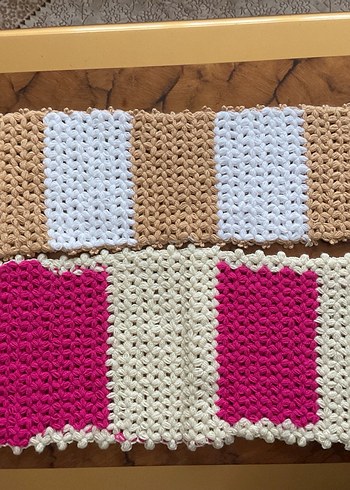 Renkli Örgü Banyo Süngeri - Görsel 9