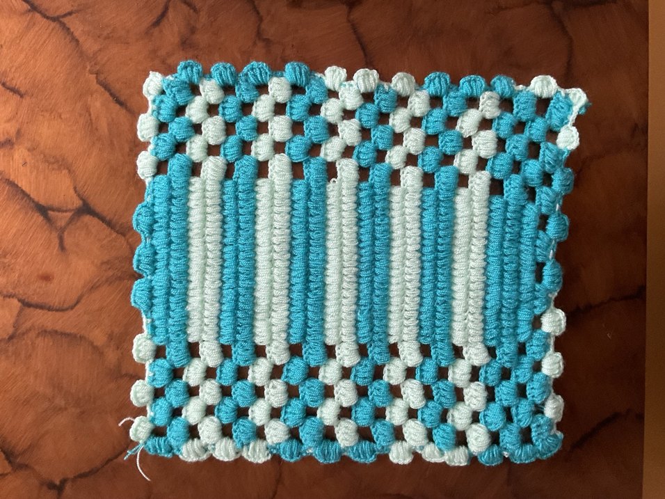 Renkli Örgü Banyo Süngeri - Görsel 5