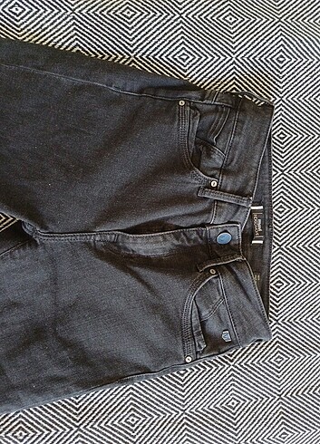 Mavi Jeans Dar paça siyah kot
