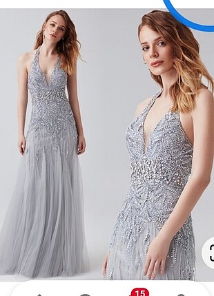 38 Beden OLEG CASSINI ABIYE ELBISE