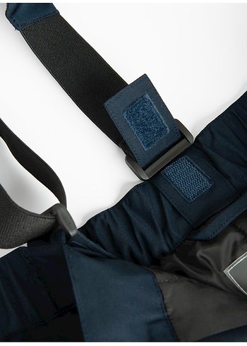 Erkek Çocuk Koyu Mavi Askılı Kemerli Tulum - Görsel 3