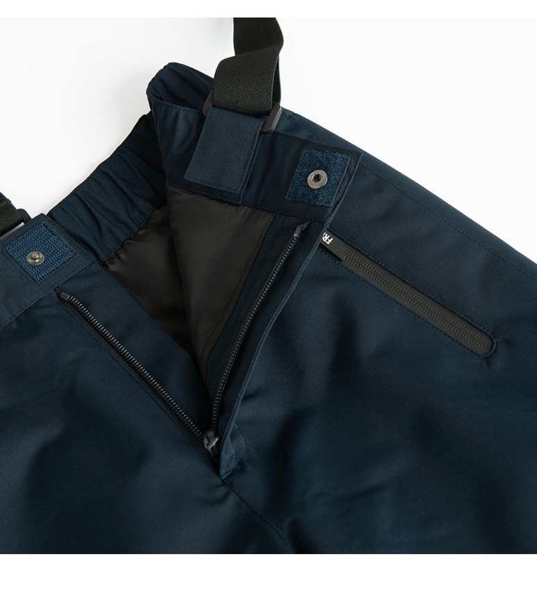 Erkek Çocuk Koyu Mavi Askılı Kemerli Tulum - Görsel 4