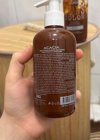 Acacia Jean's Color Sunset Saç Boyası Bakır saç boyası - Görsel 3