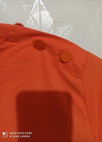 44 Beden turuncu Renk DeFacto elbise 