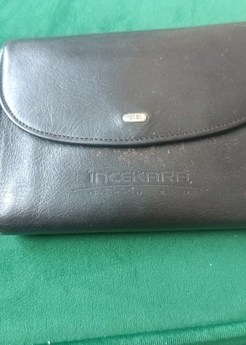 Diğer Siyah Deri Fermuarlı Kadın Cüzdanı