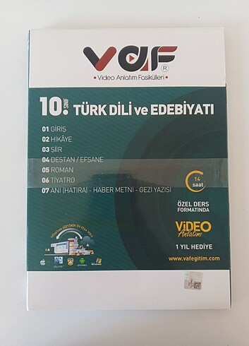 VAF Yayınları 10. Sınıf Edebiyat Fasikül