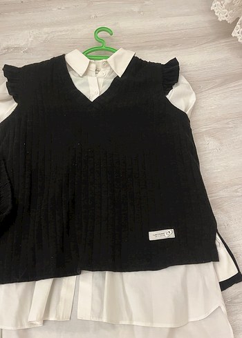 Siyah Mini Boğazlı Süveter - Görsel 2