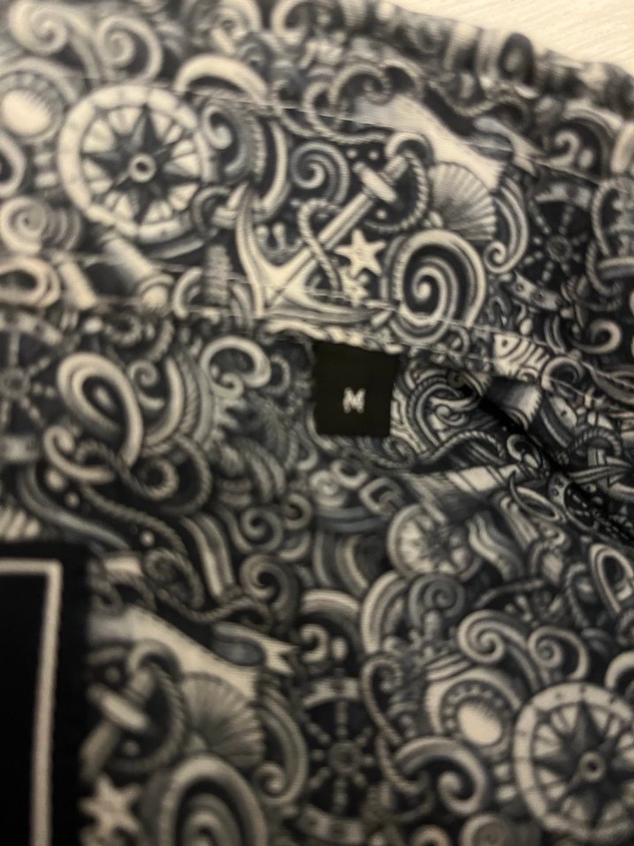 Bohem Desenli Gri Uzun Kollu Erkek Gömlek - Görsel 3