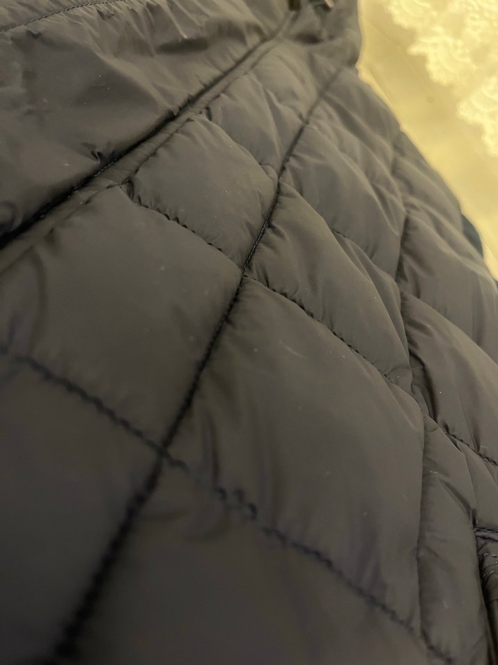 Dik Yaka Siyah Kapüşonlu Erkek Mont - Görsel 2