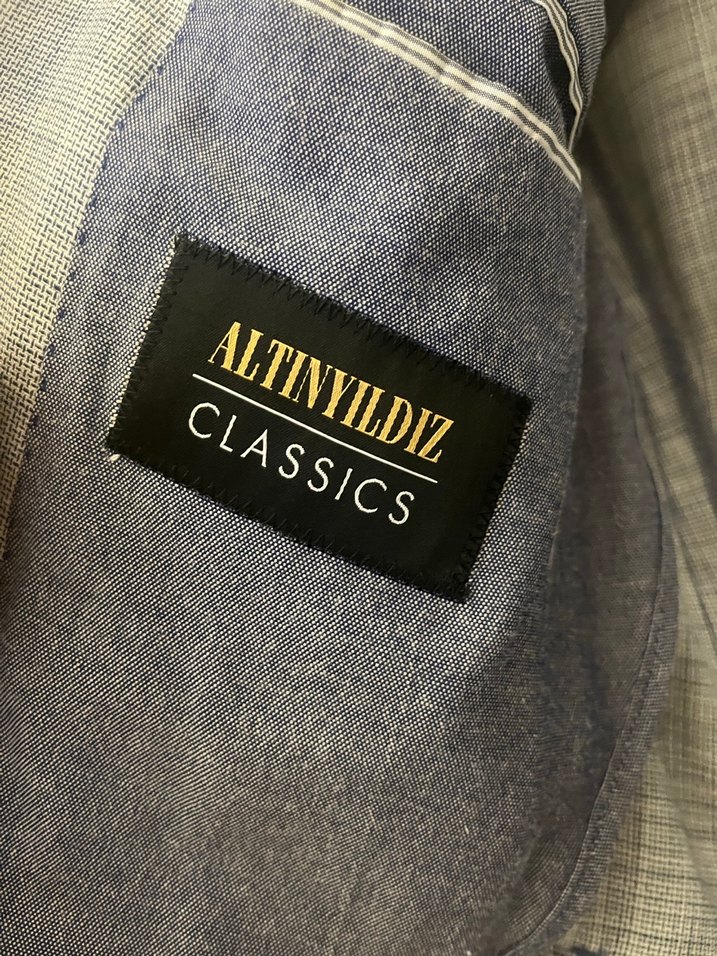 Gri Regular Fit Erkek Takım Elbise Ceketi - Görsel 3