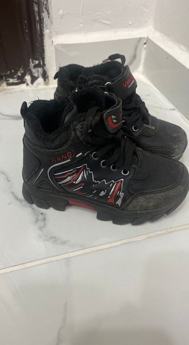 Erkek Çocuk Siyah Street Wear Bot - Görsel 3