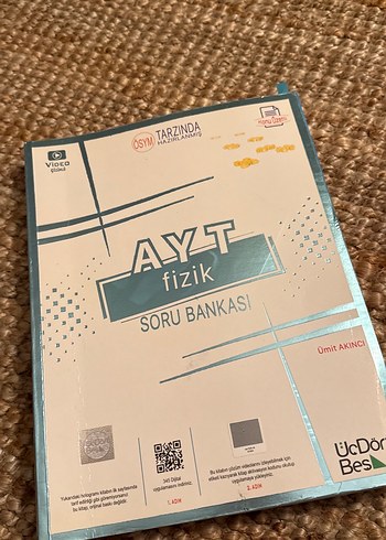 AYT Fizik Soru Bankası 345 yayınları