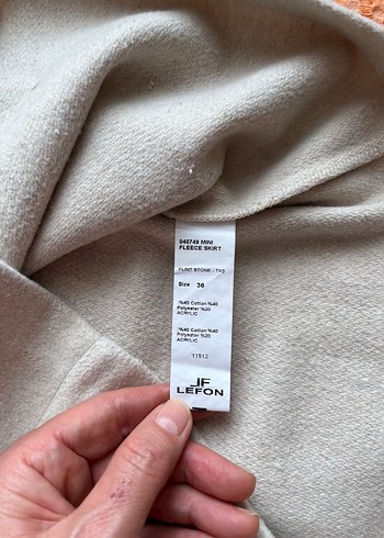 36 Beden Bej kaşe Midi Mini Etek