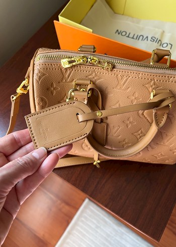  Beden Louis Vuitton Bej Deri Kadın Çanta