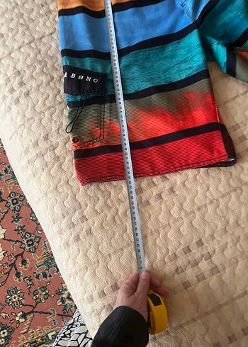 Renkli Bağcıklı Erkek Mini Deniz Şortu - Görsel 6