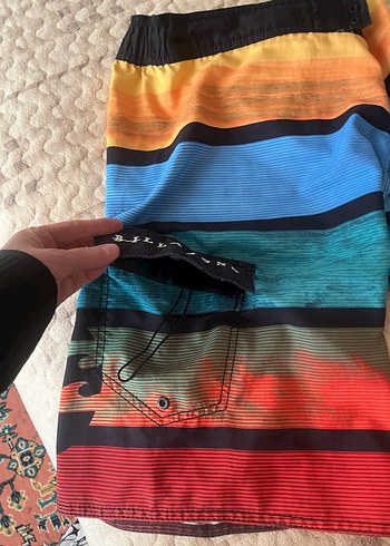 Renkli Bağcıklı Erkek Mini Deniz Şortu - Görsel 3