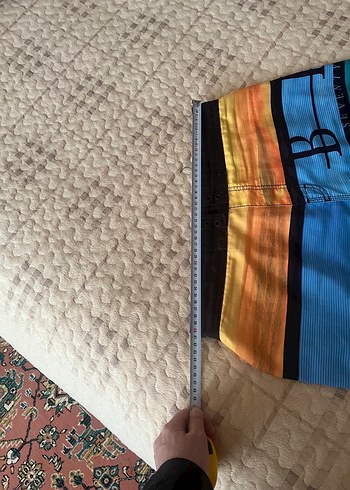 Renkli Bağcıklı Erkek Mini Deniz Şortu - Görsel 5