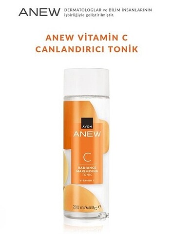 AVON / ANEW VİTAMİN C CANLANDIRICI TONİK...