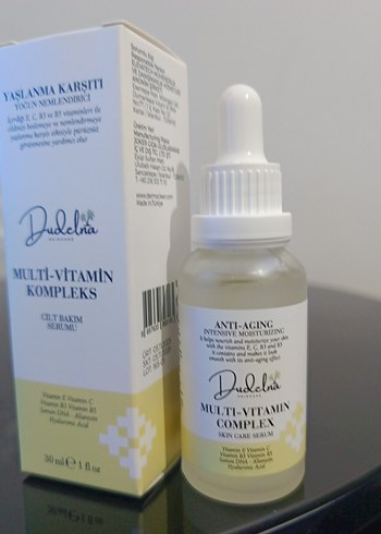 Dudelna Çoklu Vitamin Kompleksi Yaşlanma Karşıtı Serum - Görsel 2