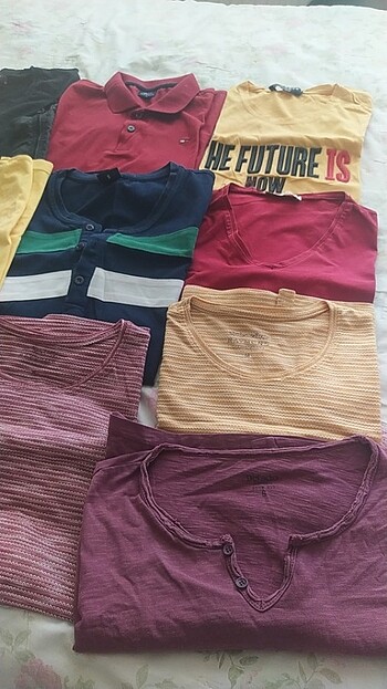 s/m Beden çeşitli Renk Tommy Hilfiger erkek tişört
