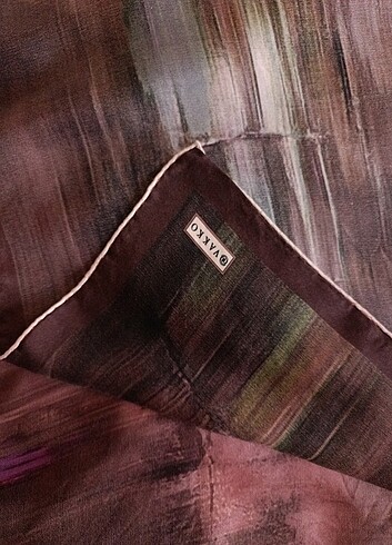 Orijinal Vakko İpek Eşarp - Görsel 5