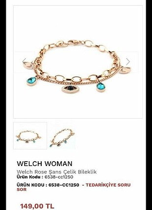 Welch çelik bileklik _rengi rose 