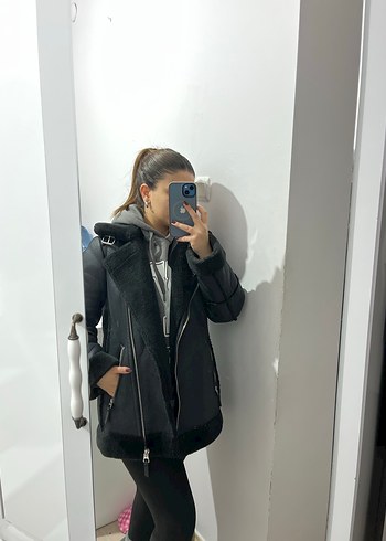 Siyah stradivarius mont - Görsel 2