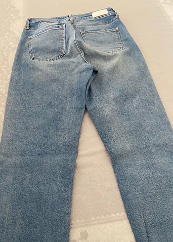 Kadın Mavi Denim Normal Boy Kot Pantolon - Görsel 2