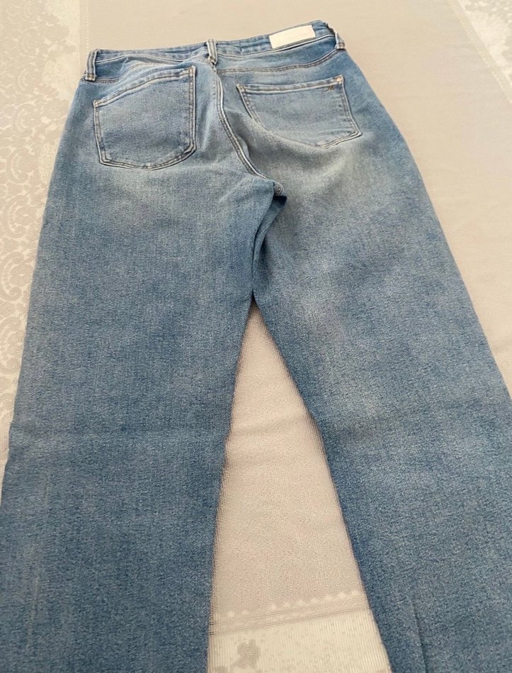 Kadın Mavi Denim Normal Boy Kot Pantolon - Görsel 2