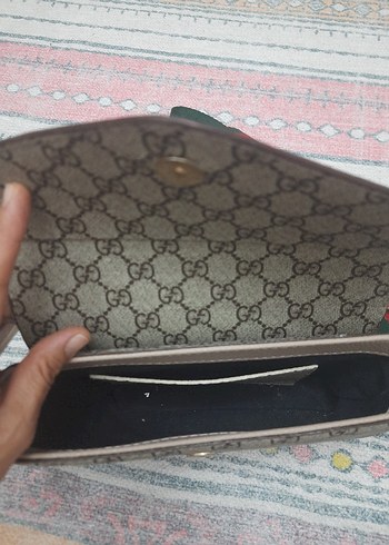 Gri Baskılı Kadın Omuz Çantası - Görsel 3