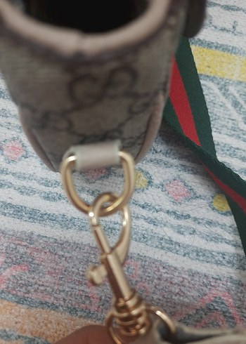 Gri Baskılı Kadın Omuz Çantası - Görsel 5