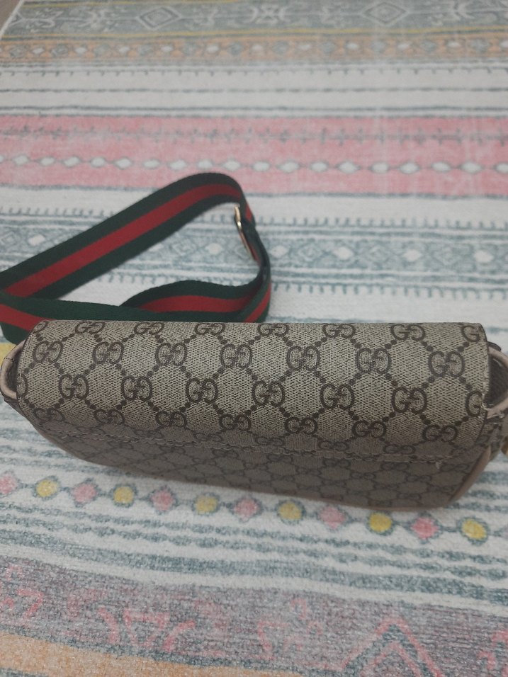 Gri Baskılı Kadın Omuz Çantası - Görsel 4