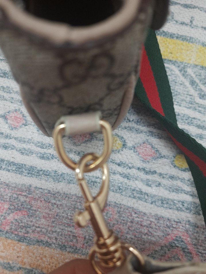 Gri Baskılı Kadın Omuz Çantası - Görsel 5