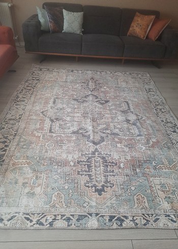 Bohem Çok Renkli Açık Tonlu Halı - Görsel 8