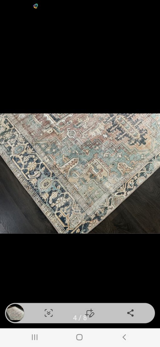 Bohem Çok Renkli Açık Tonlu Halı - Görsel 4