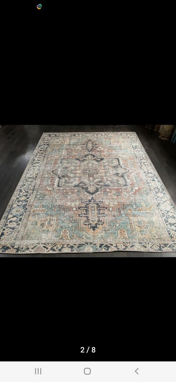 Bohem Çok Renkli Açık Tonlu Halı - Görsel 2