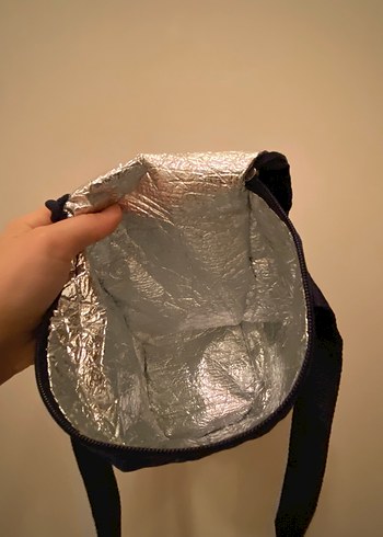 Koyu Mavi soğuk tutucu çanta - Görsel 2