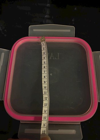 Pembe Silikon Kapaklı Saklama Kapları kapağı seti - Görsel 2