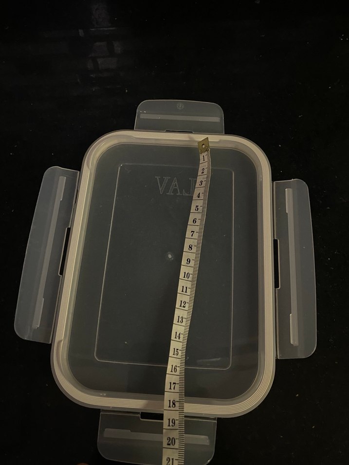 Beyaz Renkli Kapaklı Saklama Kabı - Görsel 2