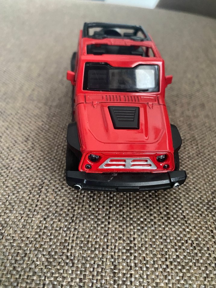 Koyu Kırmızı Oyuncak Araba - Görsel 4