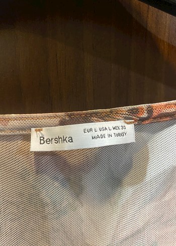 Drapeli Desenli Straplez Mini Bluz - Görsel 2