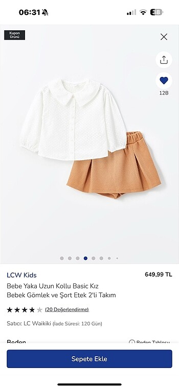 LC Waikiki Lcw çocuk kız takım