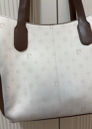 Beyaz Pierre Cardin Kadın Omuz Çantası - Görsel 3