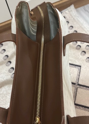 Beyaz Pierre Cardin Kadın Omuz Çantası - Görsel 5