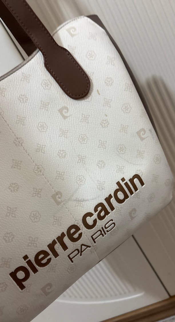 Beyaz Pierre Cardin Kadın Omuz Çantası - Görsel 4