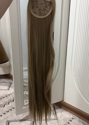 Bej Püsküllü Kadın peruk - Görsel 2