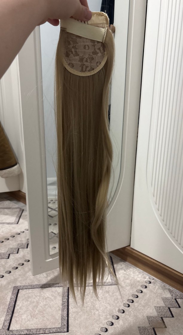 Bej Püsküllü Kadın peruk - Görsel 2