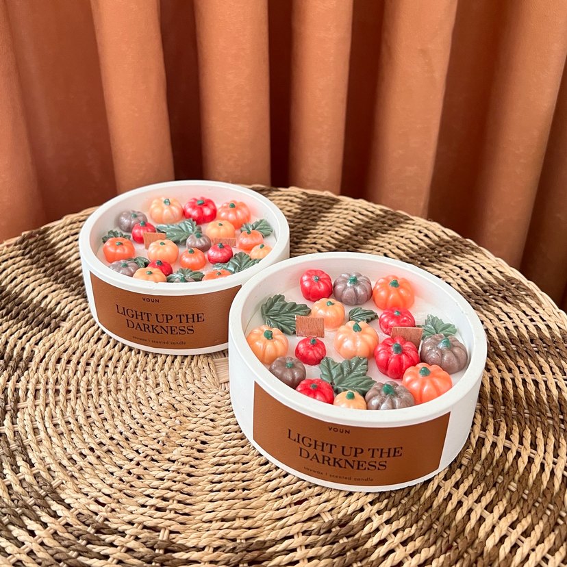 Beton bal kabağı soya mum - Görsel 3