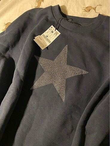 s Beden Stradivarius Yıldız Sweatshirt