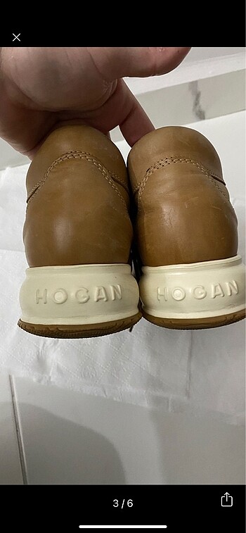 37,5 Beden Hogan sneaker ayakkabı hakiki deri